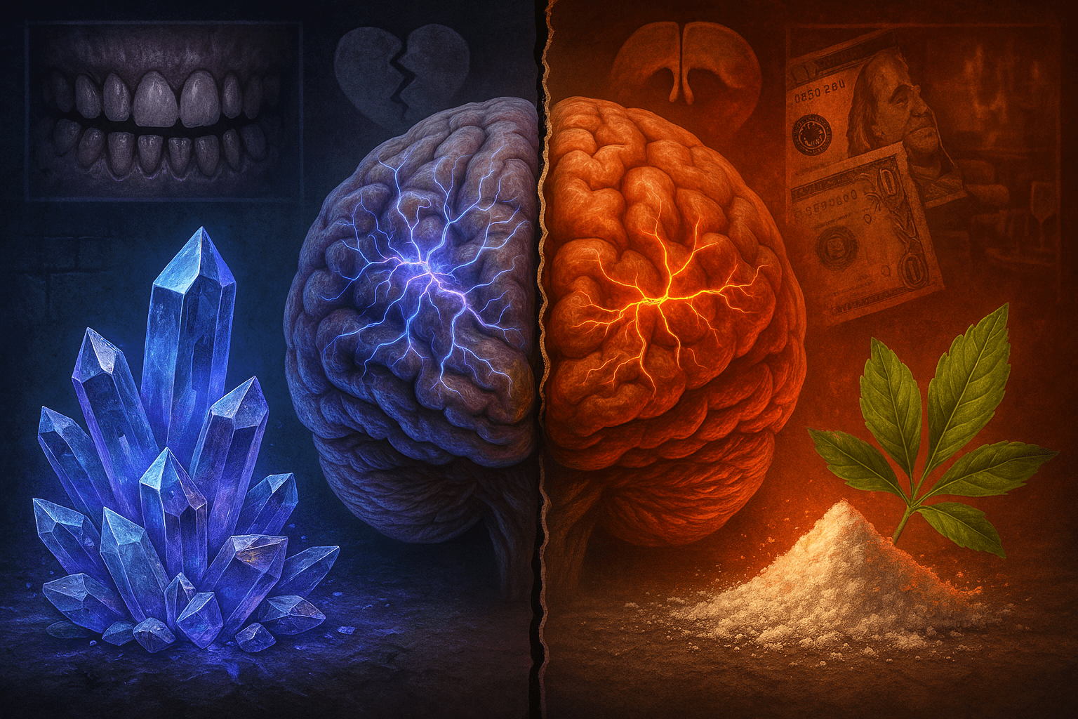 مقاله تفاوت بین کوکائین و شیشه چیست ؟